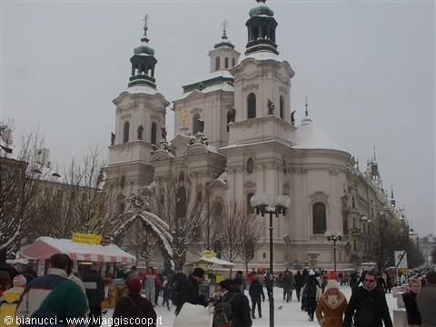 san nicola in the Old Town (there's also the equivalent in Malá Strana)