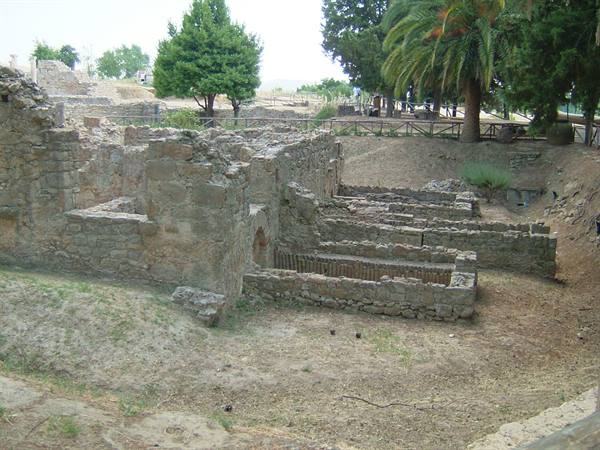 The exterior of the villa