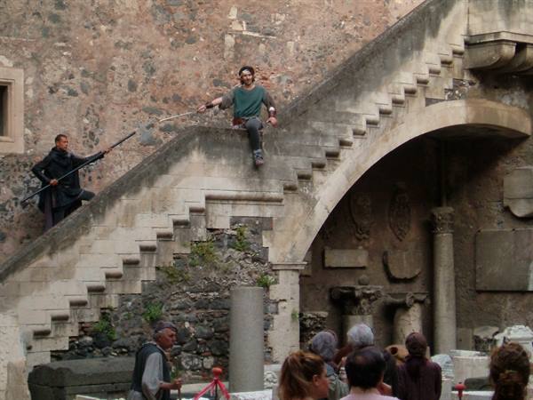 Performance in the Ursino Castle (Frederick II of Swabia)
