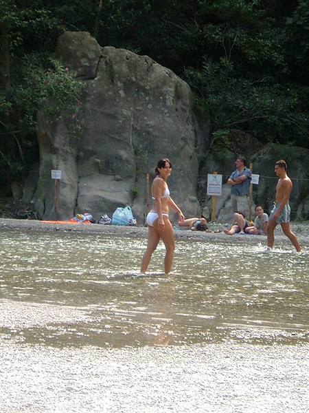 'Swim' in the Alcantara... frrrrrrrrrreezing!!!!