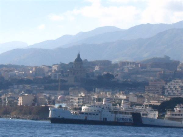 Sicily from the ferry