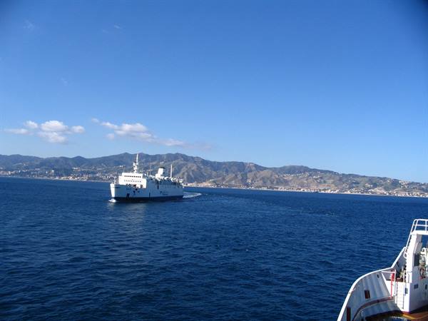 Sicily from the ferry