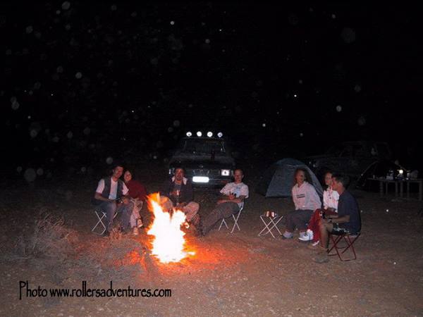 Evening fire