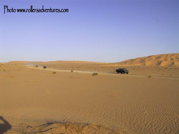Sandy scenery towards El Khadra