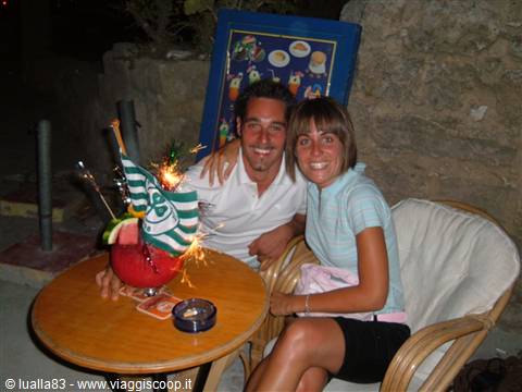 a drink among the walls of the old town
