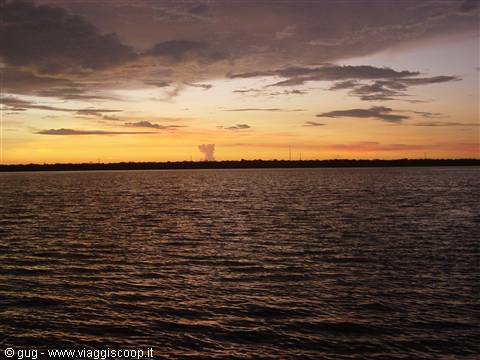sunset at Sabancuy