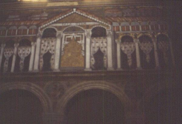Mosaic of Theodoric's palace, Basilica of Sant'Apollinare Nuovo, Ravenna