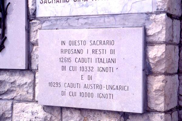 MOUNT GRAPPA -WAR MEMORIAL