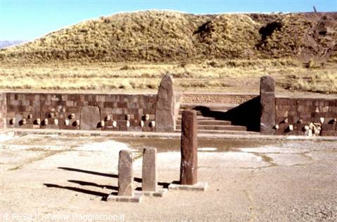 TIAHUANACO HALF-SUBMERGED TEMPLE