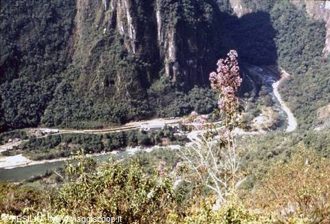 THE TOURIST TRAIN STATION FROM MACHU PICCHU