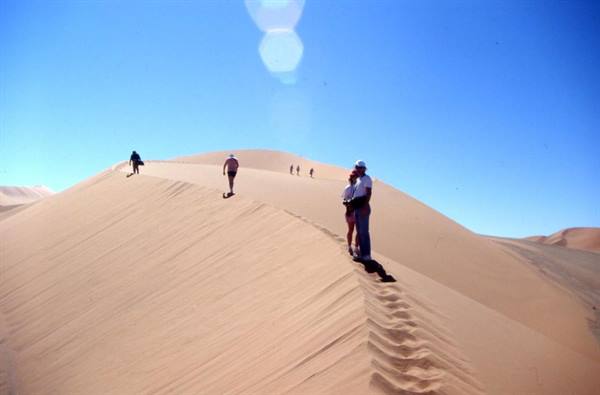 CLIMBING THE DUNE