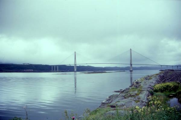 TOWARDS NESNA - BRIDGE OVER THE FJORD
