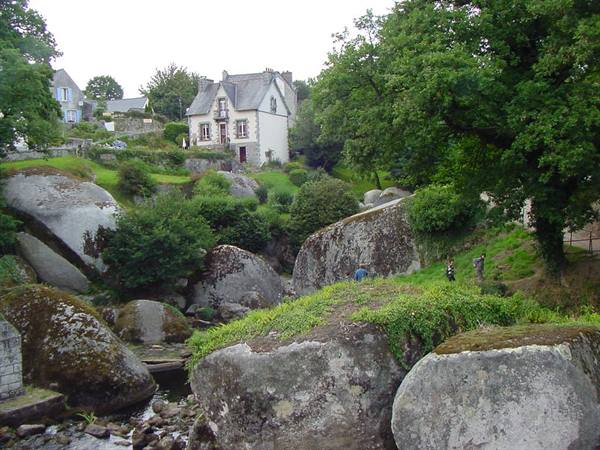 HUALGOAT - TOWARDS KING ARTHUR'S CAVE