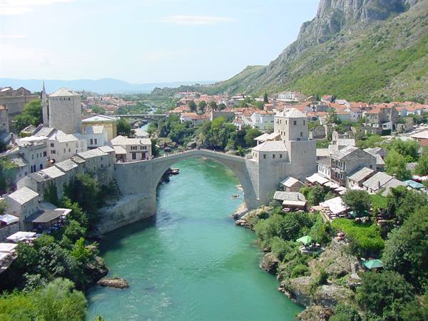 MOSTAR FROM THE MINARET