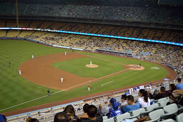 Los Angeles Dodgers baseball game