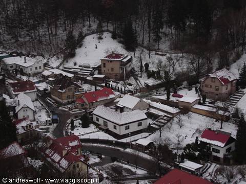 View of the village of Karlštejn