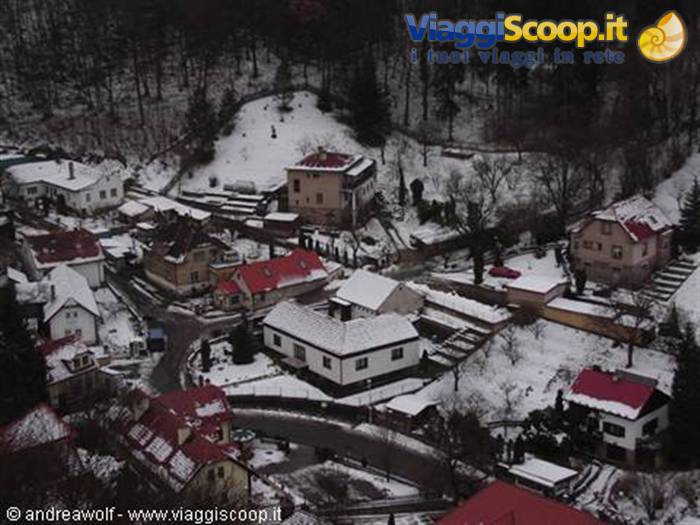 View of the village of Karlštejn
