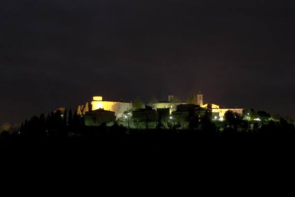 Night view of Trequanda