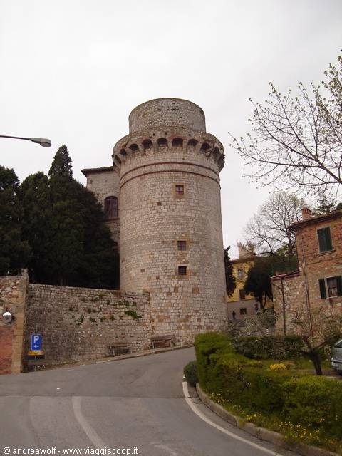 The tower of Trequanda castle