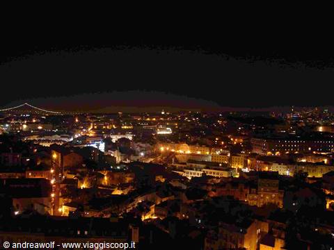 Lisbon night view