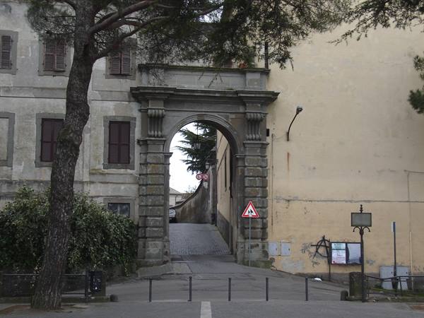 Gate of access to the old town Montefiascone