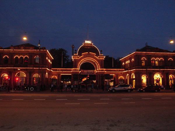 Entrance of 'Tivoli', the historic city amusement park