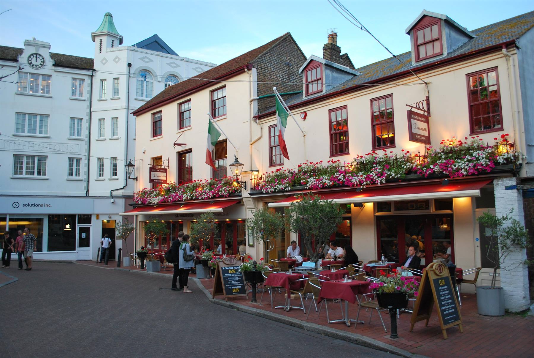 Pedestrian centre of Brighton