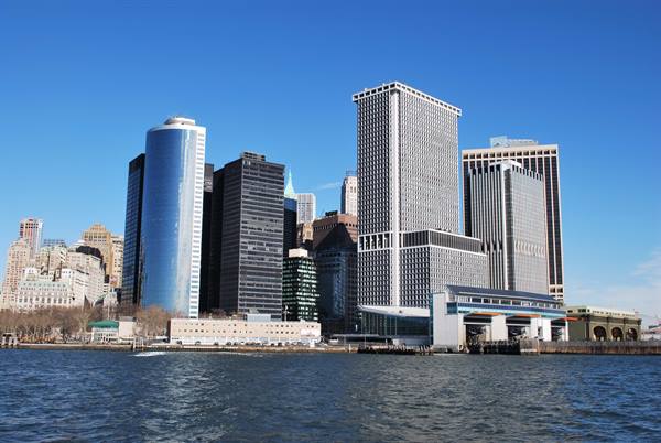 Manhattan seen from the Hudson River