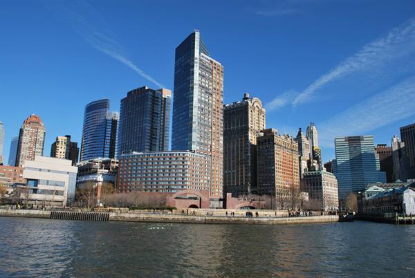 Financial district of Manhattan