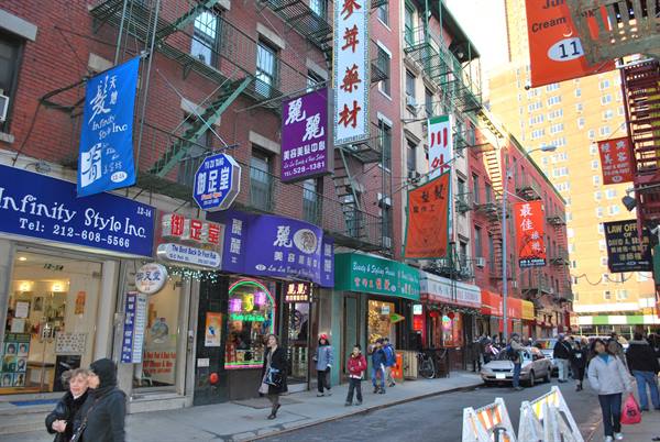 The chaotic Chinatown