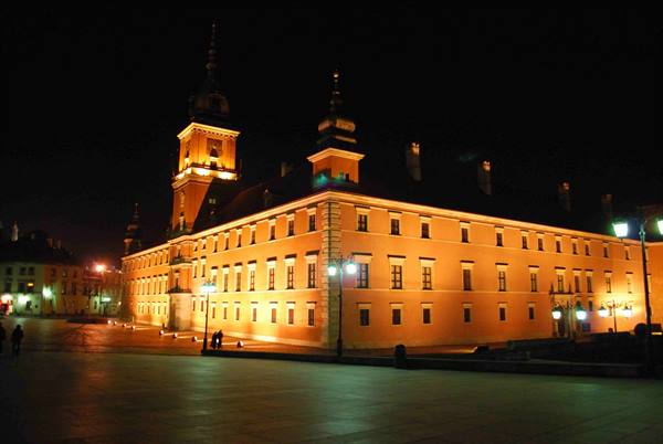 The Castle at night