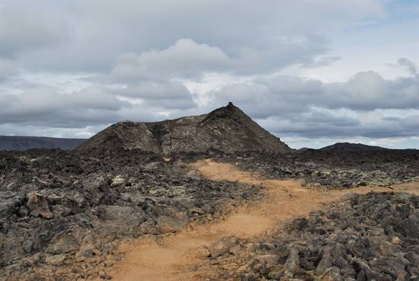 Volcanic area of Krafla 