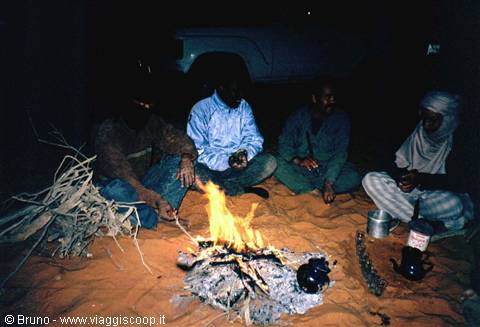 Evening around the fire