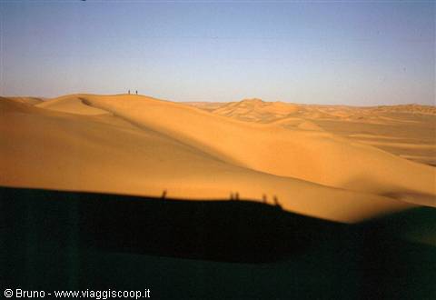 Acacus - Shadows on the dunes