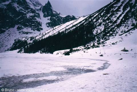 Tatra Mountains - Snowy Morskie Oko lake