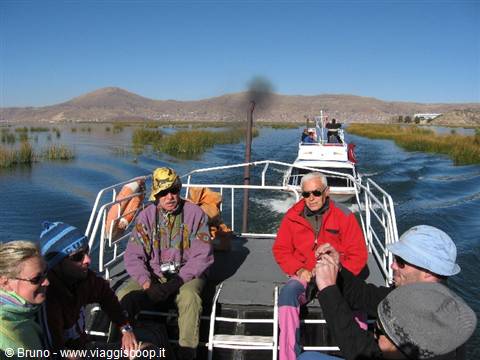 Sailing on Lake Titicaca
