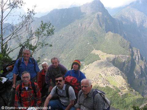 Ruins of Machu Picchu from the Huayana Picchu