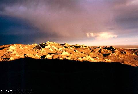 Valley of the Moon at sunset
