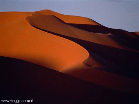 Dunes at sunset
