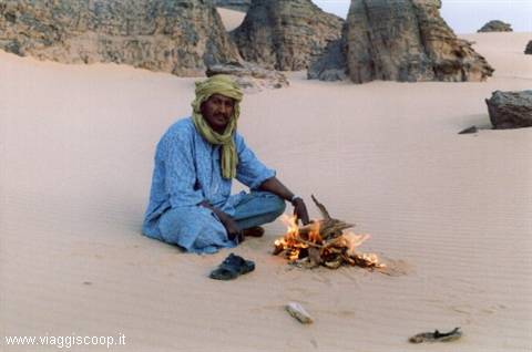 The fire in the desert