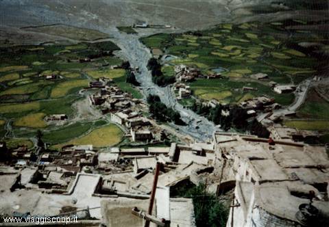 The Padum Valley from the Karsha Monastery