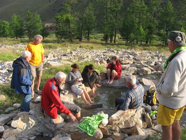 The hot spring of Hot Springs