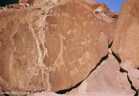 Graffiti at Twyfelfontein
