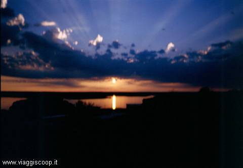 Sunset at Hardap Dam