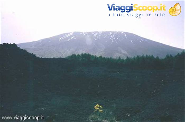 The west slope of Etna