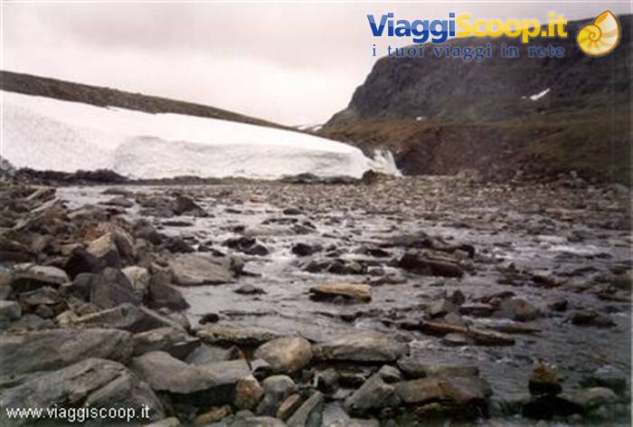 Glacier encountered during the third stage