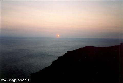 Midnight sun at North Cape
