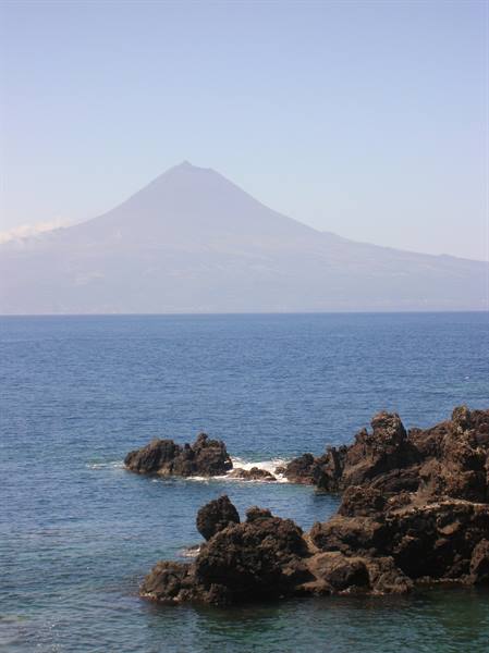view of Pico from Velas