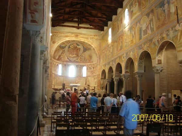 Interior of the Pomposa Basilica