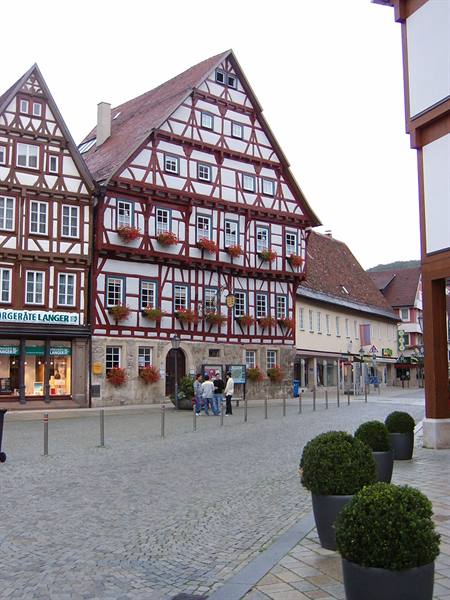 half-timbered houses